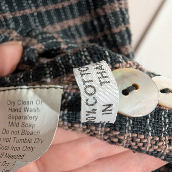 Yasuko Kurisaka Cotton One Size Top - Picture 8 of 8